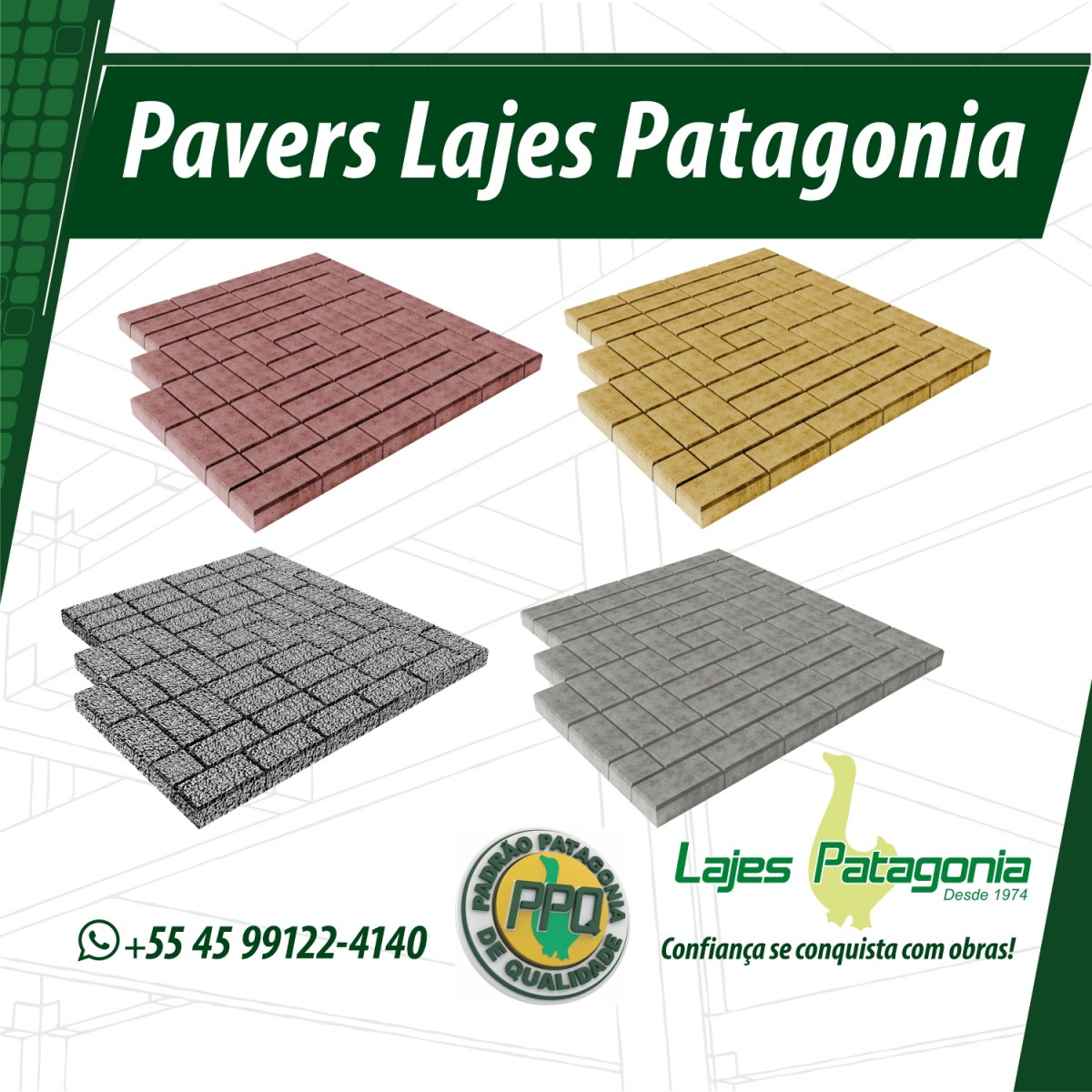 Lajes Patagonia Disponibiliza Variedade De Pavers Lajes Patagonia